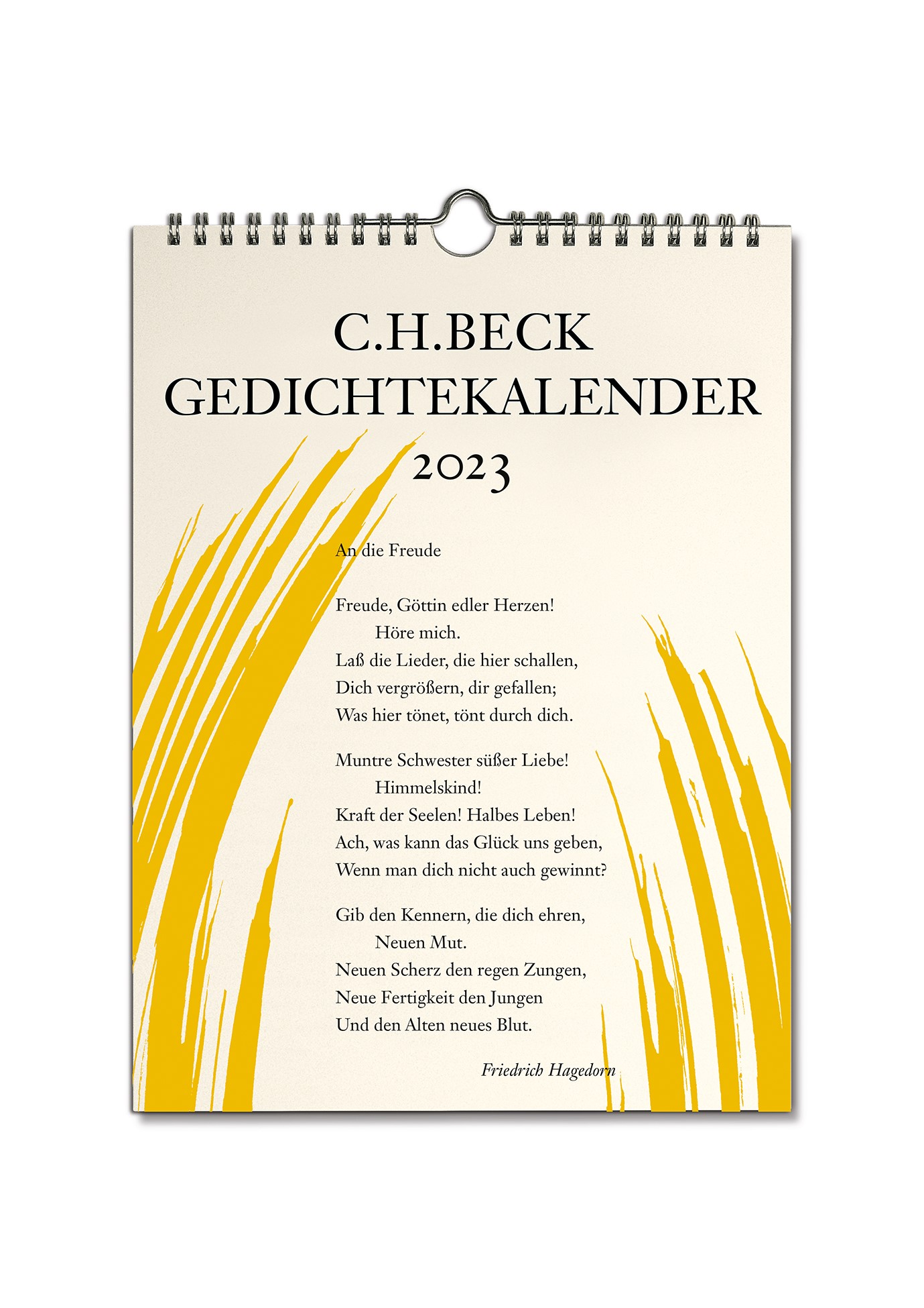 Cover:, C.H.Beck Gedichtekalender