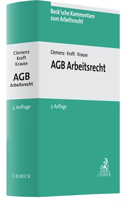 Abbildung von Clemenz / Kreft | AGB-Arbeitsrecht | 3. Auflage | 2023 | Band 40 | beck-shop.de
