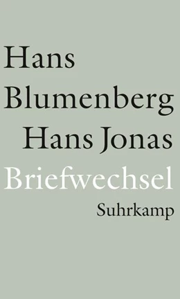 Abbildung von Blumenberg / Jonas | Briefwechsel 1954-1978 und weitere Materialien | 1. Auflage | 2022 | beck-shop.de