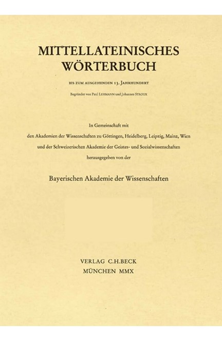 Cover: , Mittellateinisches Wörterbuch  52. Lieferung (s - sandalus)