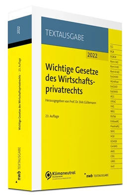 Abbildung von Güllemann (Hrsg.) | Wichtige Gesetze des Wirtschaftsprivatrechts 2022 | 23. Auflage | 2022 | beck-shop.de