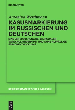 Abbildung von Werthmann | Kasusmarkierung im Russischen und Deutschen | 1. Auflage | 2022 | beck-shop.de