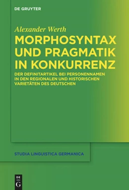 Abbildung von Werth | Morphosyntax und Pragmatik in Konkurrenz | 1. Auflage | 2022 | beck-shop.de