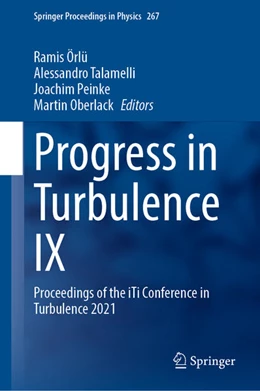 Abbildung von Örlü / Talamelli | Progress in Turbulence IX | 1. Auflage | 2021 | beck-shop.de