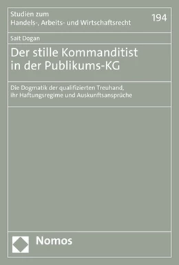 Abbildung von Dogan | Der stille Kommanditist in der Publikums-KG | 1. Auflage | 2021 | beck-shop.de