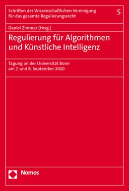 Abbildung von Zimmer | Regulierung für Algorithmen und Künstliche Intelligenz | 1. Auflage | 2021 | beck-shop.de