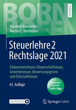 Abbildung von Bornhofen | Steuerlehre 2 Rechtslage 2021 | 42. Auflage | 2022 | beck-shop.de