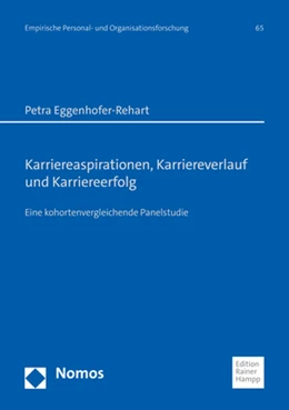 Abbildung von Eggenhofer-Rehart | Karriereaspirationen, Karriereverlauf und Karriereerfolg | 1. Auflage | 2021 | beck-shop.de