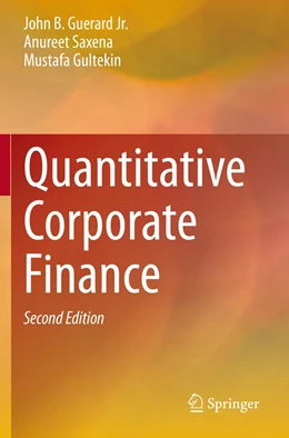 Abbildung von Guerard Jr. / Saxena | Quantitative Corporate Finance | 2. Auflage | 2021 | beck-shop.de