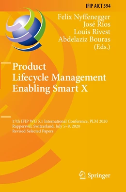 Abbildung von Nyffenegger / Ríos | Product Lifecycle Management Enabling Smart X | 1. Auflage | 2021 | 594 | beck-shop.de
