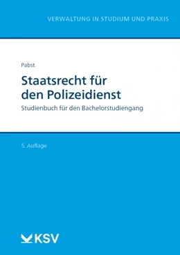 Abbildung von Pabst | Staatsrecht für den Polizeidienst | 5. Auflage | 2021 | beck-shop.de