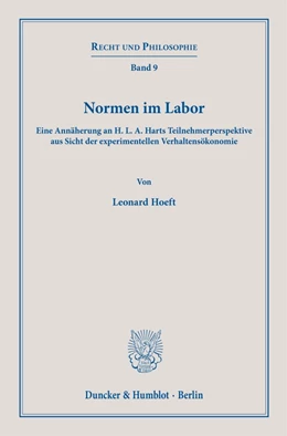 Abbildung von Hoeft | Normen im Labor. | 1. Auflage | 2021 | beck-shop.de