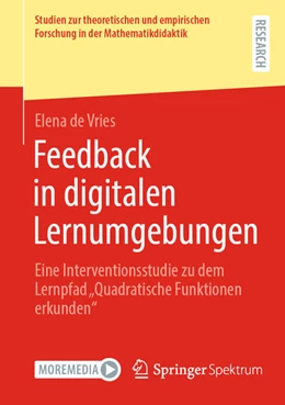 Abbildung von de Vries | Feedback in digitalen Lernumgebungen | 1. Auflage | 2021 | beck-shop.de