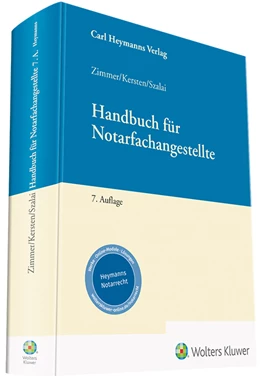 Abbildung von Zimmer / Kersten | Handbuch für Notarfachangestellte | 7. Auflage | 2022 | beck-shop.de