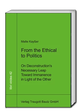 Abbildung von Kayßer | From the Ethical to Politics | 1. Auflage | 2021 | beck-shop.de