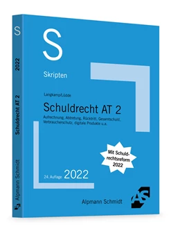 Abbildung von Langkamp / Lüdde | Skript Schuldrecht AT 2 | 24. Auflage | 2022 | beck-shop.de