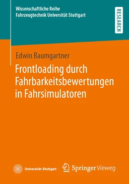 Abbildung von Baumgartner | Frontloading durch Fahrbarkeitsbewertungen in Fahrsimulatoren | 1. Auflage | 2021 | beck-shop.de