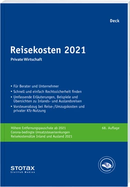 Abbildung von Deck | Reisekosten 2022 | 69. Auflage | 2022 | beck-shop.de