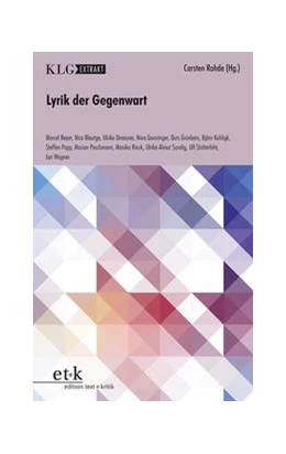 Abbildung von Rohde | Lyrik der Gegenwart | 1. Auflage | 2022 | beck-shop.de