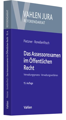 Abbildung von Pietzner / Ronellenfitsch | Das Assessorexamen im Öffentlichen Recht | 15. Auflage | 2023 | beck-shop.de