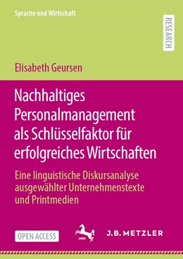 Abbildung von Geursen | Nachhaltiges Personalmanagement als Schlüsselfaktor für erfolgreiches Wirtschaften | 1. Auflage | 2022 | beck-shop.de