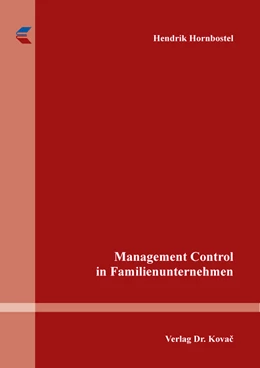 Abbildung von Hornbostel | Management Control in Familienunternehmen | 1. Auflage | 2022 | 6 | beck-shop.de