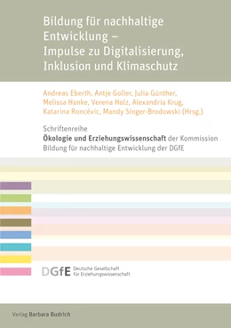Abbildung von Eberth / Goller | Bildung für nachhaltige Entwicklung – Impulse zu Digitalisierung, Inklusion und Klimaschutz | 1. Auflage | 2022 | beck-shop.de