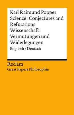 Abbildung von Popper / Beisbart | Science: Conjectures and Refutations / Wissenschaft: Vermutungen und Widerlegungen | 1. Auflage | 2022 | beck-shop.de