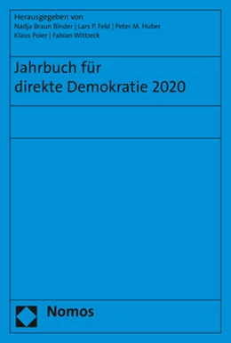 Abbildung von Braun Binder / Feld | Jahrbuch für direkte Demokratie 2020 | 1. Auflage | 2022 | beck-shop.de