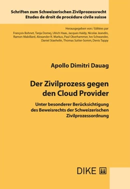 Abbildung von Dauag | Der Zivilprozess gegen den Cloud Provider | | 2022 | Band 39 | beck-shop.de