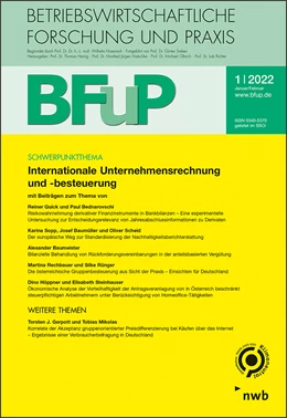 Abbildung von Internationale Unternehmensrechnung und -besteuerung | 1. Auflage | 2022 | beck-shop.de