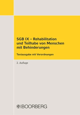 Abbildung von SGB IX - Rehabilitation und Teilhabe von Menschen mit Behinderungen | 2. Auflage | 2022 | beck-shop.de