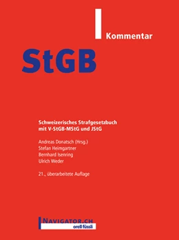 Abbildung von Heimgartner / Donatsch | StGB Kommentar | 21. Auflage | 2022 | beck-shop.de