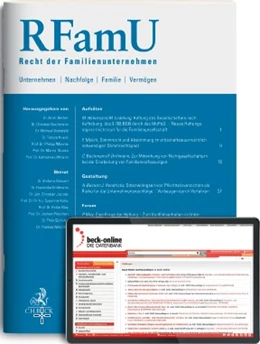 Abbildung von RFamU • Recht der Familienunternehmen | 1. Auflage | 2023 | beck-shop.de