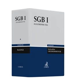 Abbildung von beck-online.GROSSKOMMENTAR zum SGB: BeckOGK SGB I Ordner 86 mm • 1 Ersatzordner (leer) | 1. Auflage | | beck-shop.de