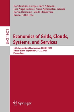 Abbildung von Tserpes / Altmann | Economics of Grids, Clouds, Systems, and Services | 1. Auflage | 2021 | beck-shop.de