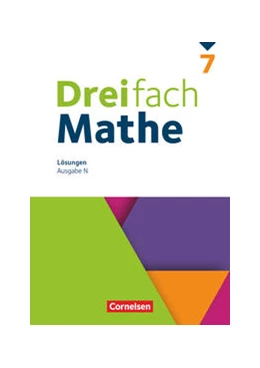 Abbildung von Dreifach Mathe 7. Schuljahr. Niedersachsen - Lösungen zum Schülerbuch | 1. Auflage | 2022 | beck-shop.de