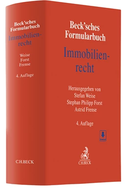Abbildung von Beck'sches Formularbuch Immobilienrecht | 4. Auflage | 2023 | beck-shop.de