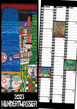 Abbildung von Hundertwasser Streifenkalender Art 2023 | 1. Auflage | 2022 | beck-shop.de