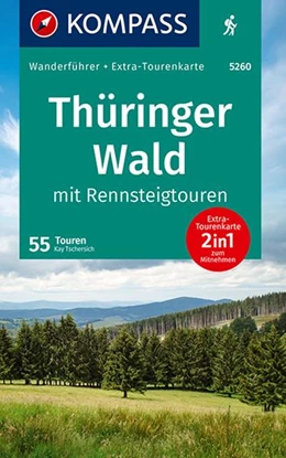 Abbildung von Tschersich | KOMPASS Wanderführer Thüringer Wald mit Rennsteigtouren, 55 Touren mit Extra-Tourenkarte | 1. Auflage | 2022 | beck-shop.de
