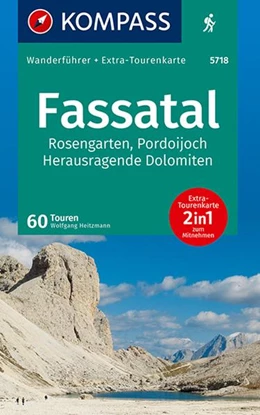 Abbildung von Heitzmann | KOMPASS Wanderführer Fassatal, Rosengarten, 60 Touren mit Extra-Tourenkarte | 1. Auflage | 2022 | beck-shop.de