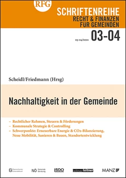 Abbildung von Scheidl / Friedmann | Nachhaltigkeit in der Gemeinde | 1. Auflage | 2021 | beck-shop.de