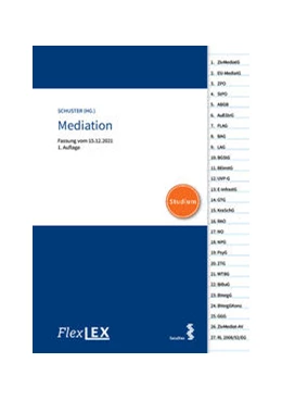 Abbildung von Schuster | FlexLex Mediation | 1. Auflage | 2021 | beck-shop.de