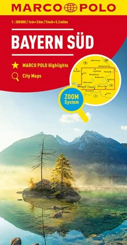 Abbildung von MARCO POLO Regionalkarte Deutschland 13 Bayern Süd 1:200.000 | 9. Auflage | 2022 | beck-shop.de
