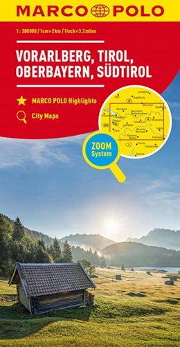 Abbildung von MARCO POLO Regionalkarte Österreich 03 Vorarlberg, Tirol 1:200.000 | 7. Auflage | 2022 | beck-shop.de