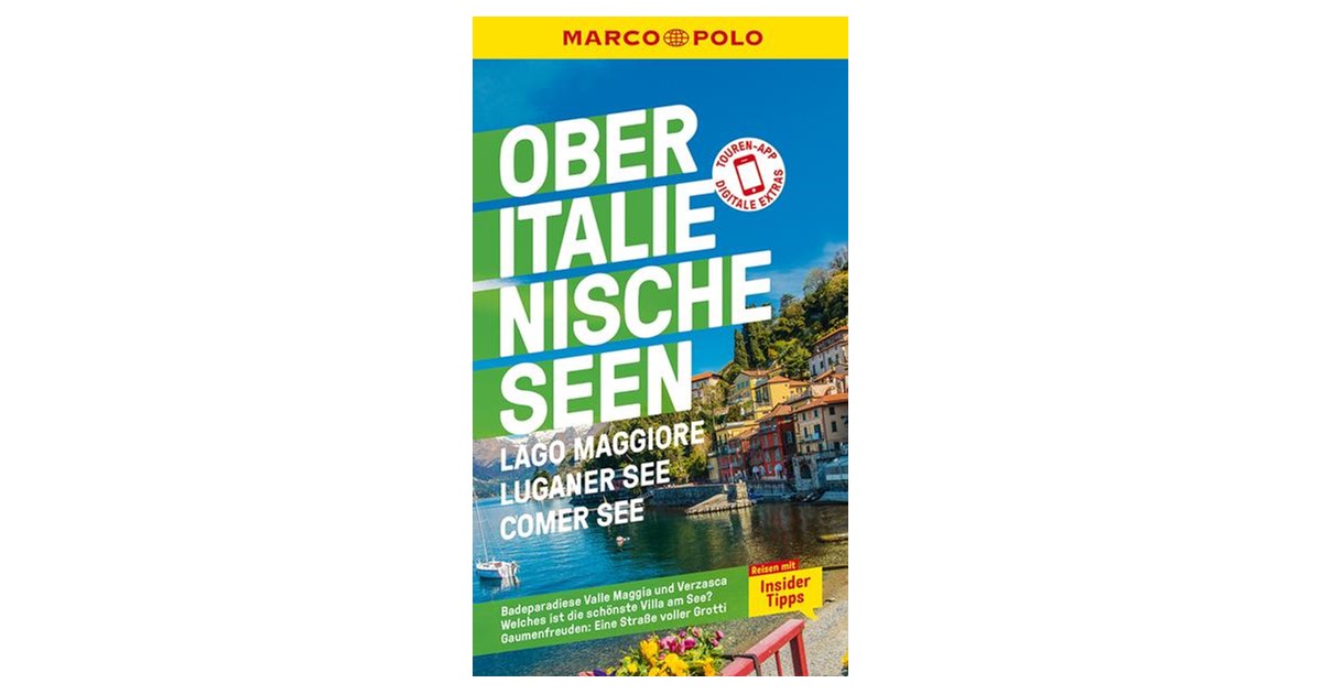 2017 UNBENUTZT statt 12,99 MARCO POLO Reiseführer Oberitalienische Seen 13.Aufl 