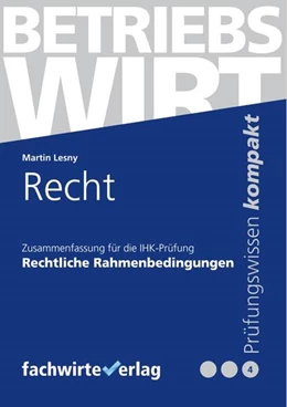 Abbildung von Lesny | Recht | 4. Auflage | 2021 | beck-shop.de