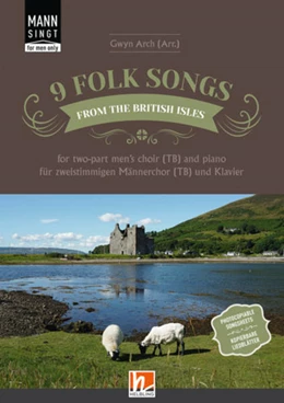Abbildung von 9 Folksongs from the British Isles (Mann singt) - Chorsammlung für zweistimmigen Männerchor (TB) und Klavier | 1. Auflage | 2021 | beck-shop.de