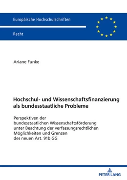 Abbildung von Funke | Hochschul- und Wissenschaftsfinanzierung als bundesstaatliche Probleme | 1. Auflage | 2021 | beck-shop.de
