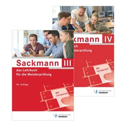 Abbildung von Sackmann - das Lehrbuch für die Meisterprüfung Paket Teil III und IV | 44. Auflage | 2022 | beck-shop.de